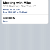 Intervention: iOS Calendar Needs to Provide Link to Map from Location Field